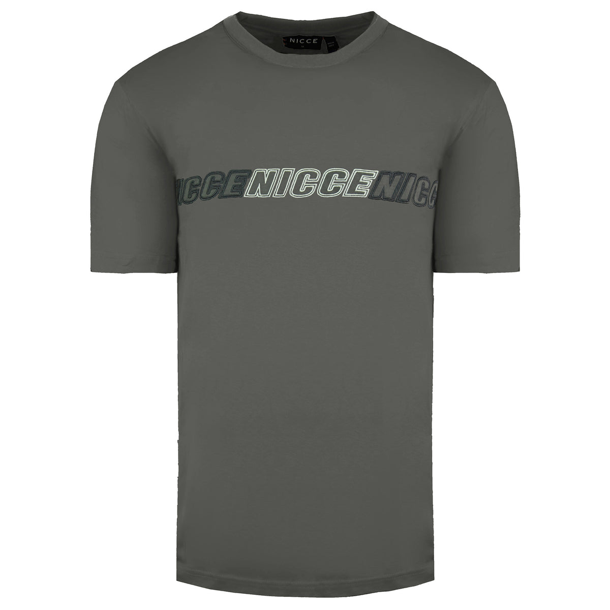 Nicce Rioja Mens Dark Grey T-Shirt