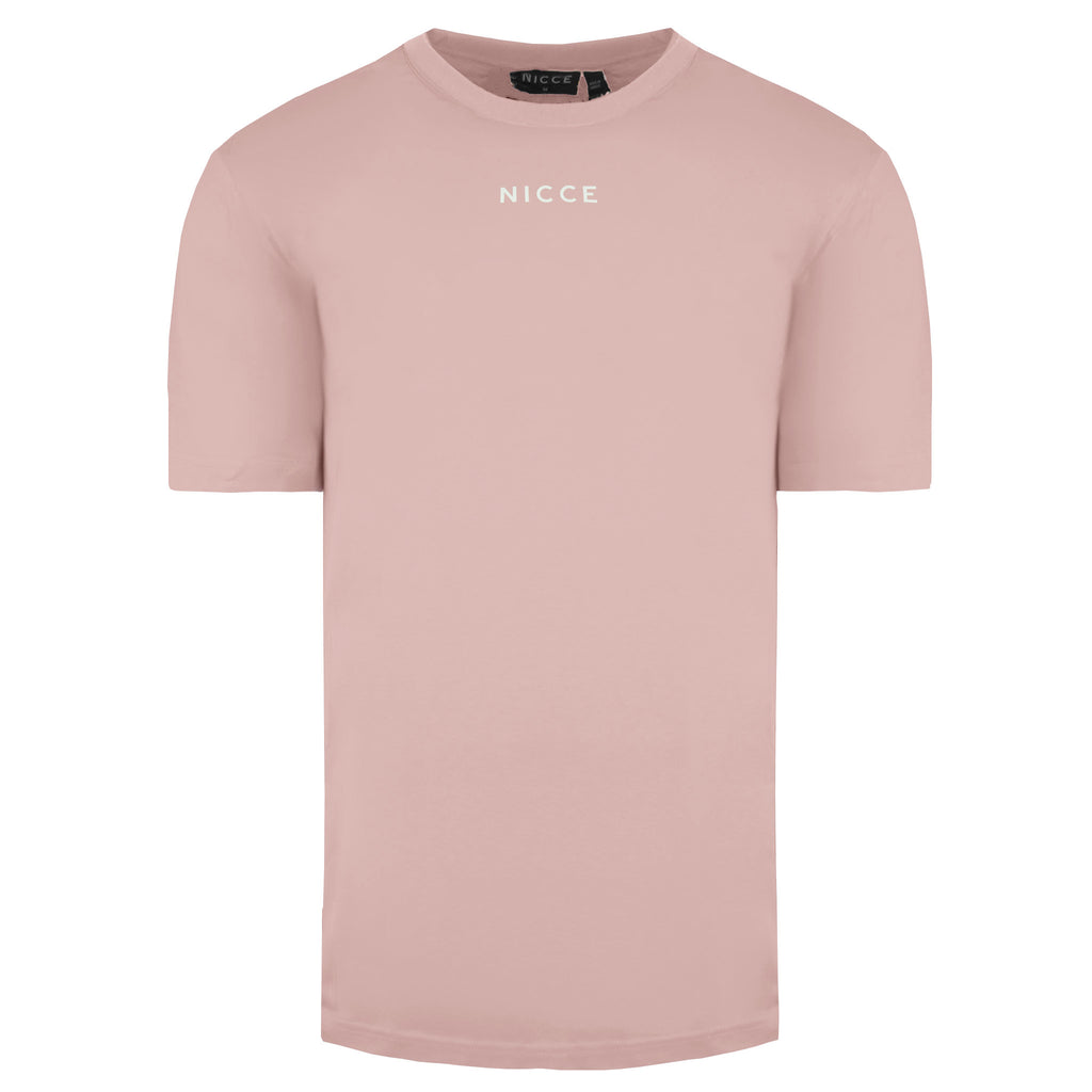 Nicce Mede Mens Pink T-Shirt