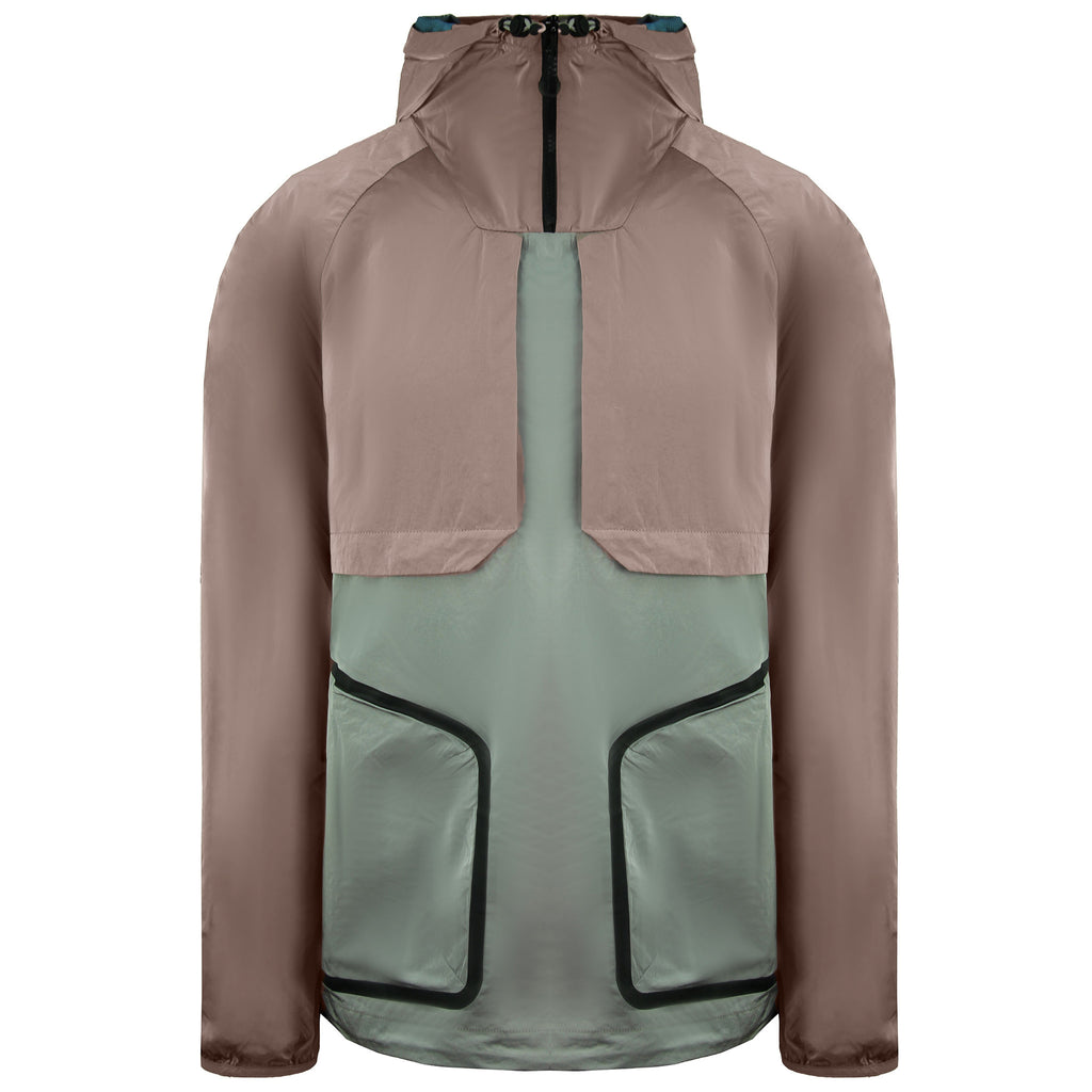 Nicce Type 9-21 Mens Dusty Pink Rain Jacket