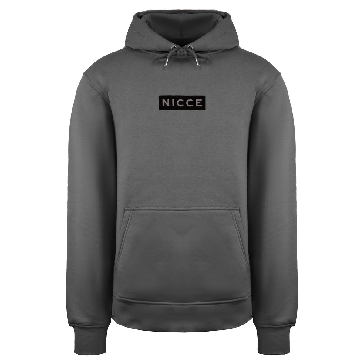 Nicce Crib Mens Grey Hoodie