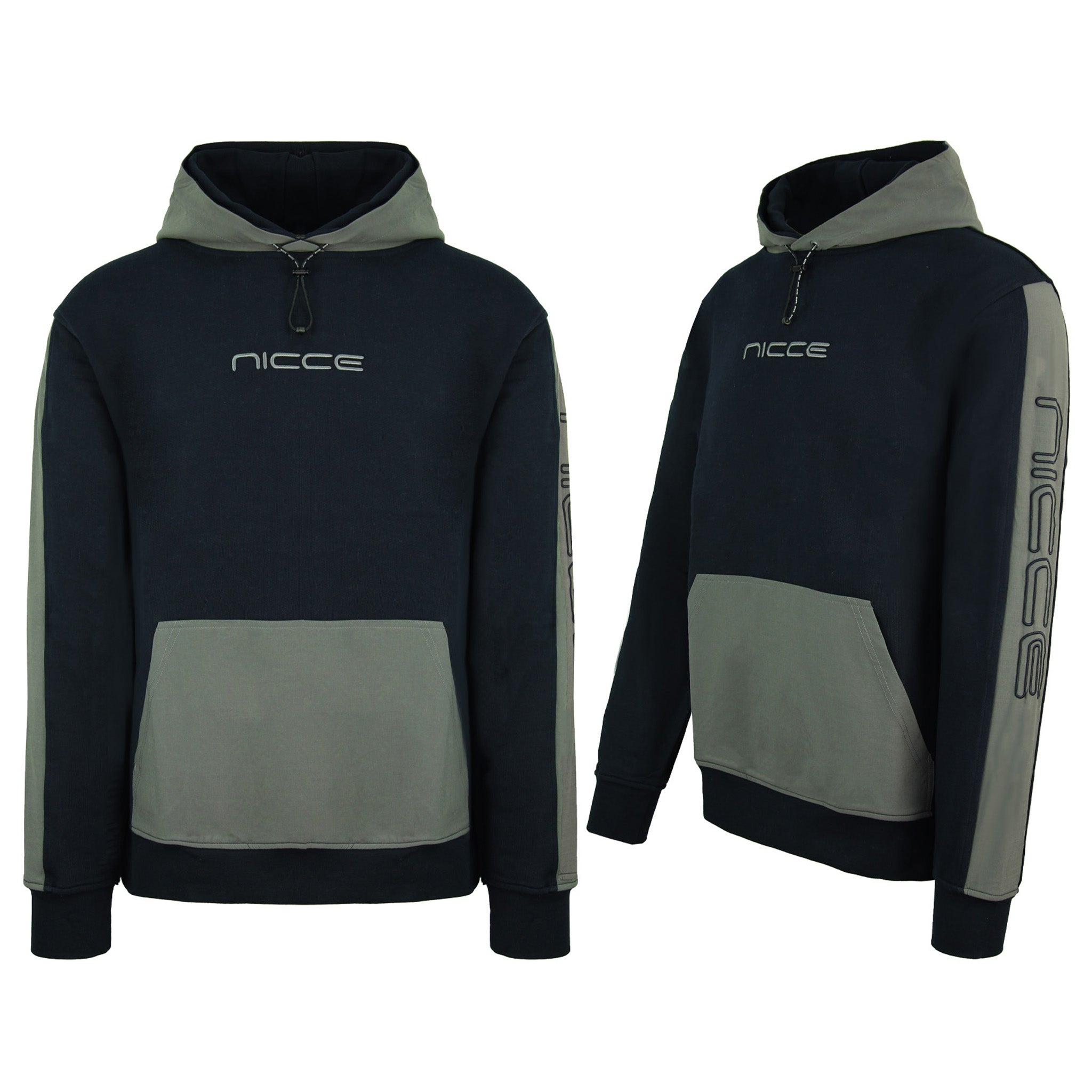 Nicce Dax Mens Navy Hoodie