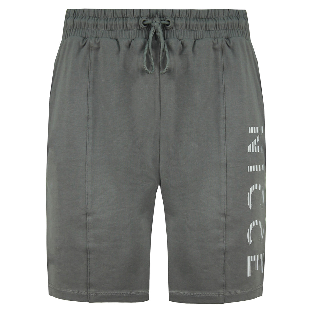 Nicce Reflective Sprint Mens Grey Shorts