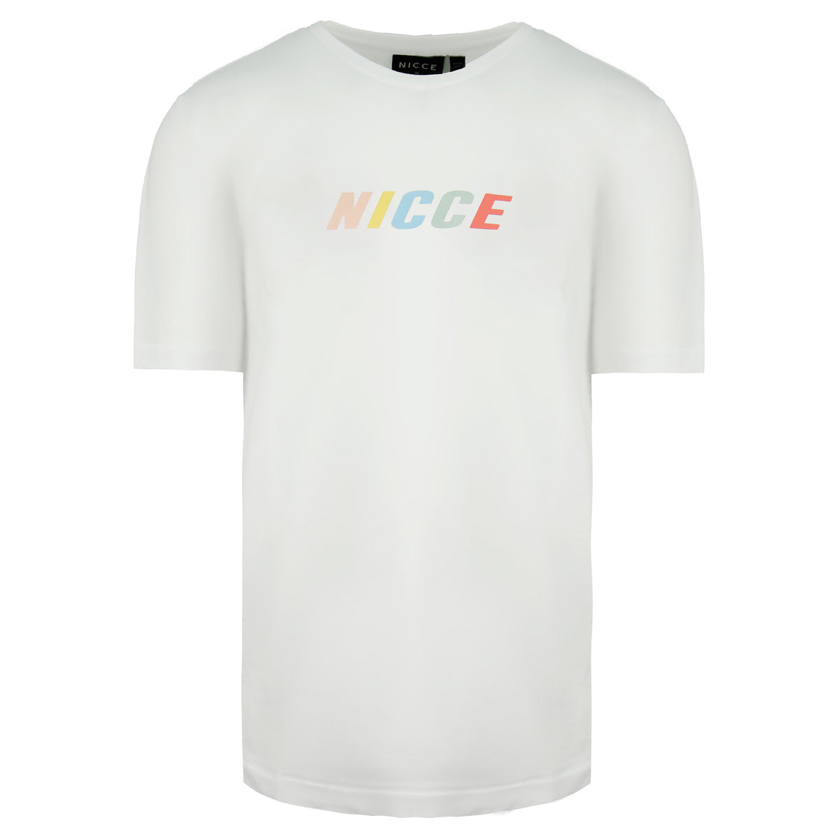 Nicce Myriad Mens White T-Shirt