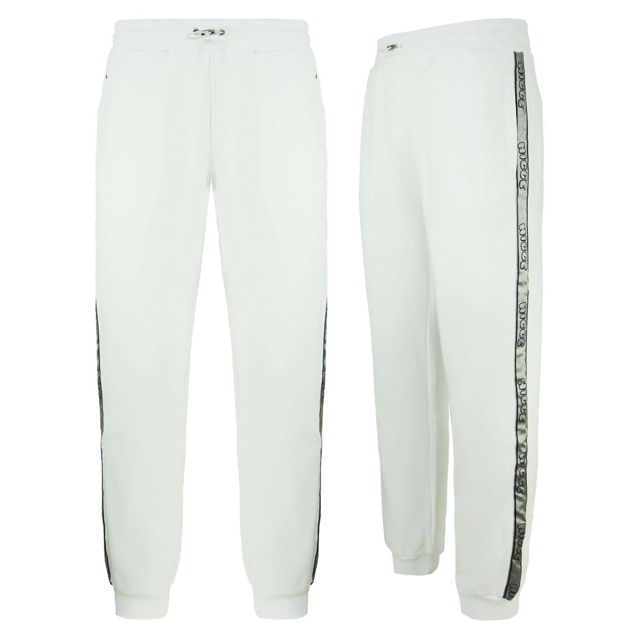 Nicce Fallon Mens White Track Pants