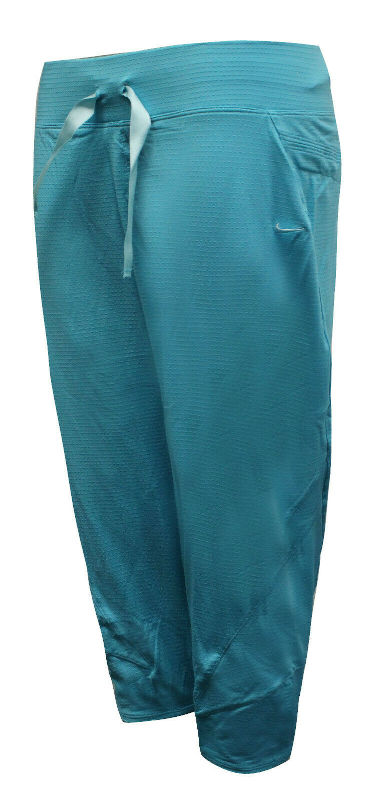 Nike Fit Dance Knit Womens Aqua Capri Pants