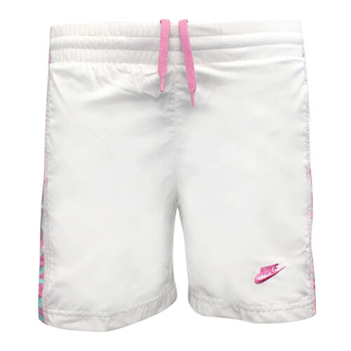 Nike Active Kids White/Pink Swimming Shorts