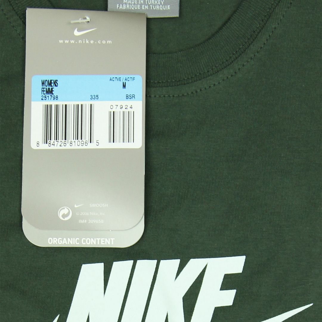 Nike Air Logo Womens Green T-Shirt