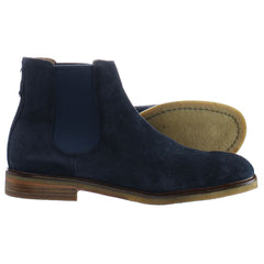 Clarks Chelsea Mens Navy Boots