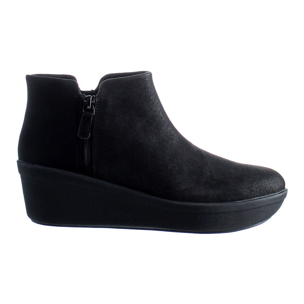 Clarks Step Rose Womens Black Boots