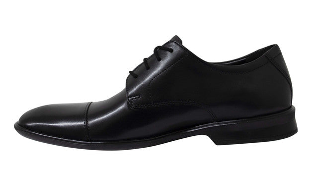 Clarks Bensley Cap Mens Black Oxford Shoes