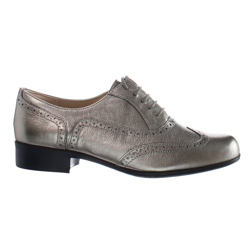 Clarks Hamble Oak Womens Silver Shoes