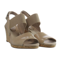 Clarks Lafley Lily Womens Beige Wedges