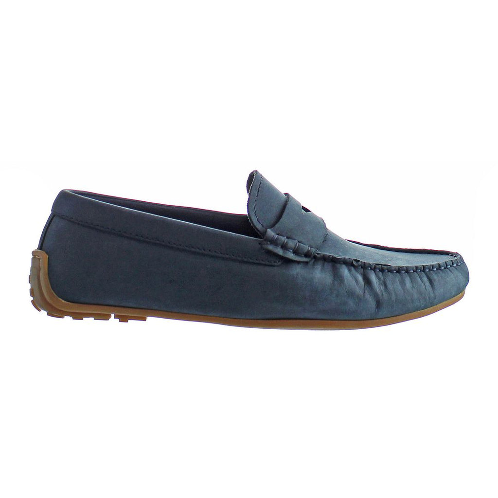 Clarks Reazor Penny Mens Blue Shoes