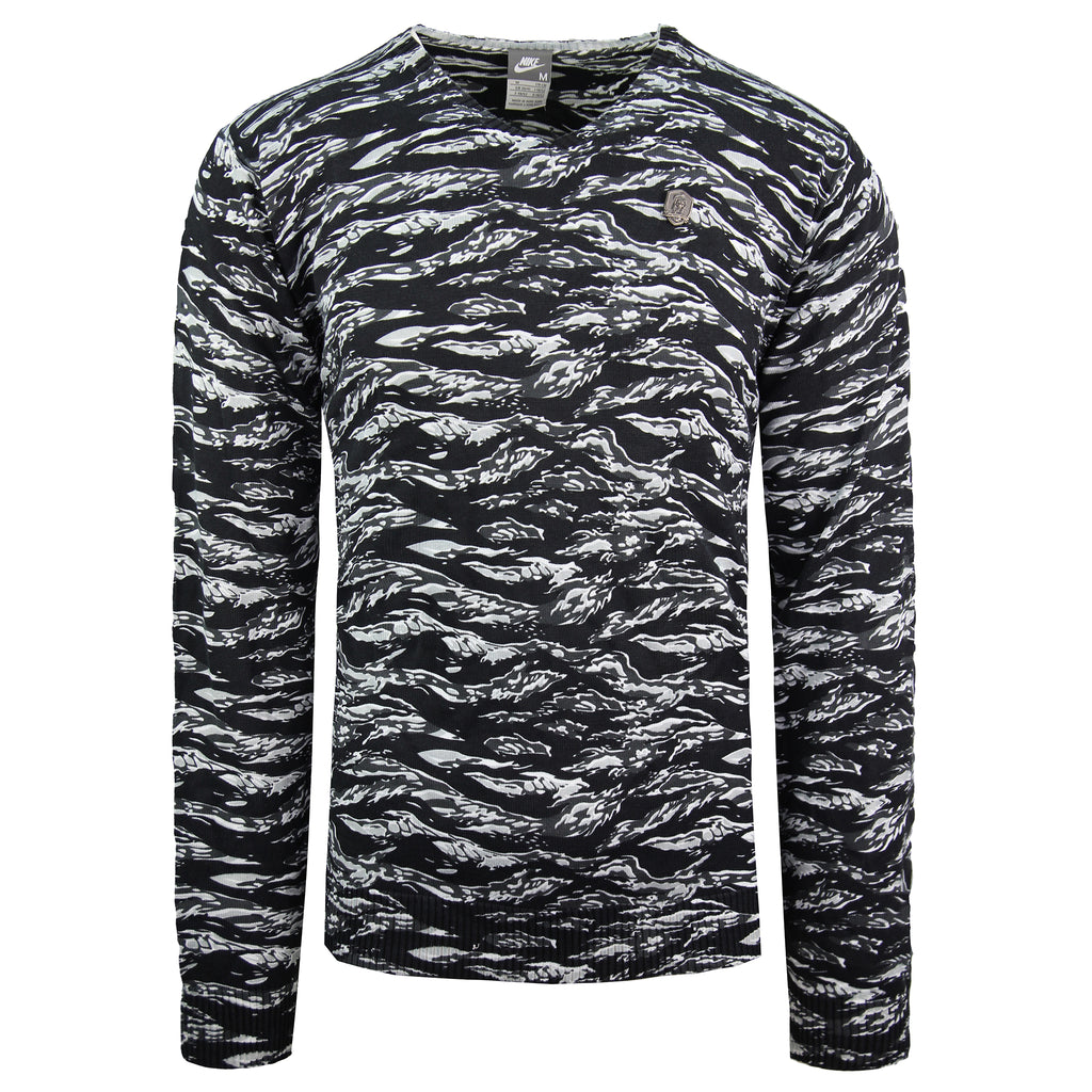 Nike Printed Mens Black/Grey Top