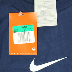 Nike Plain Mens Navy T-Shirt