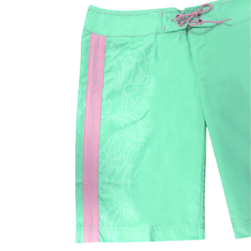 Nike Womens Green/Pink Board Shorts