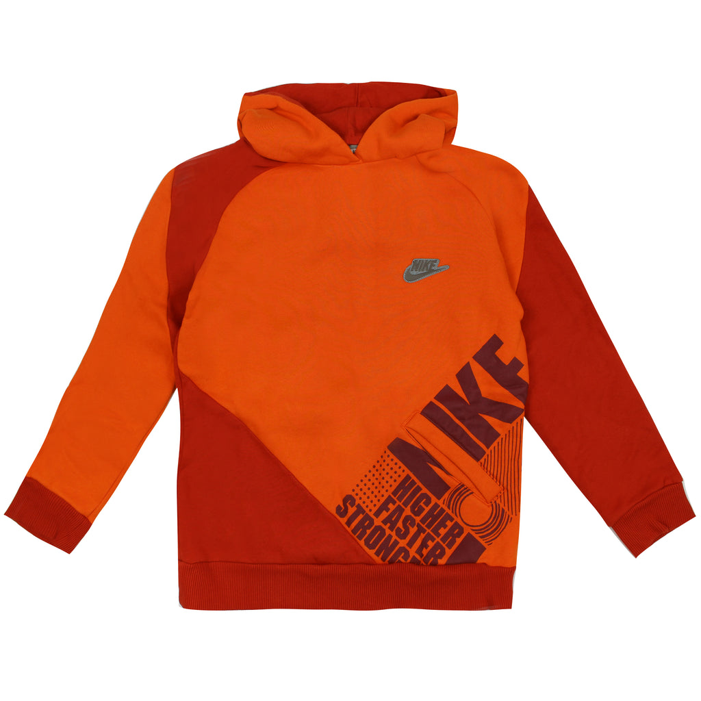 Vintage Nike Boys Orange Hoodie