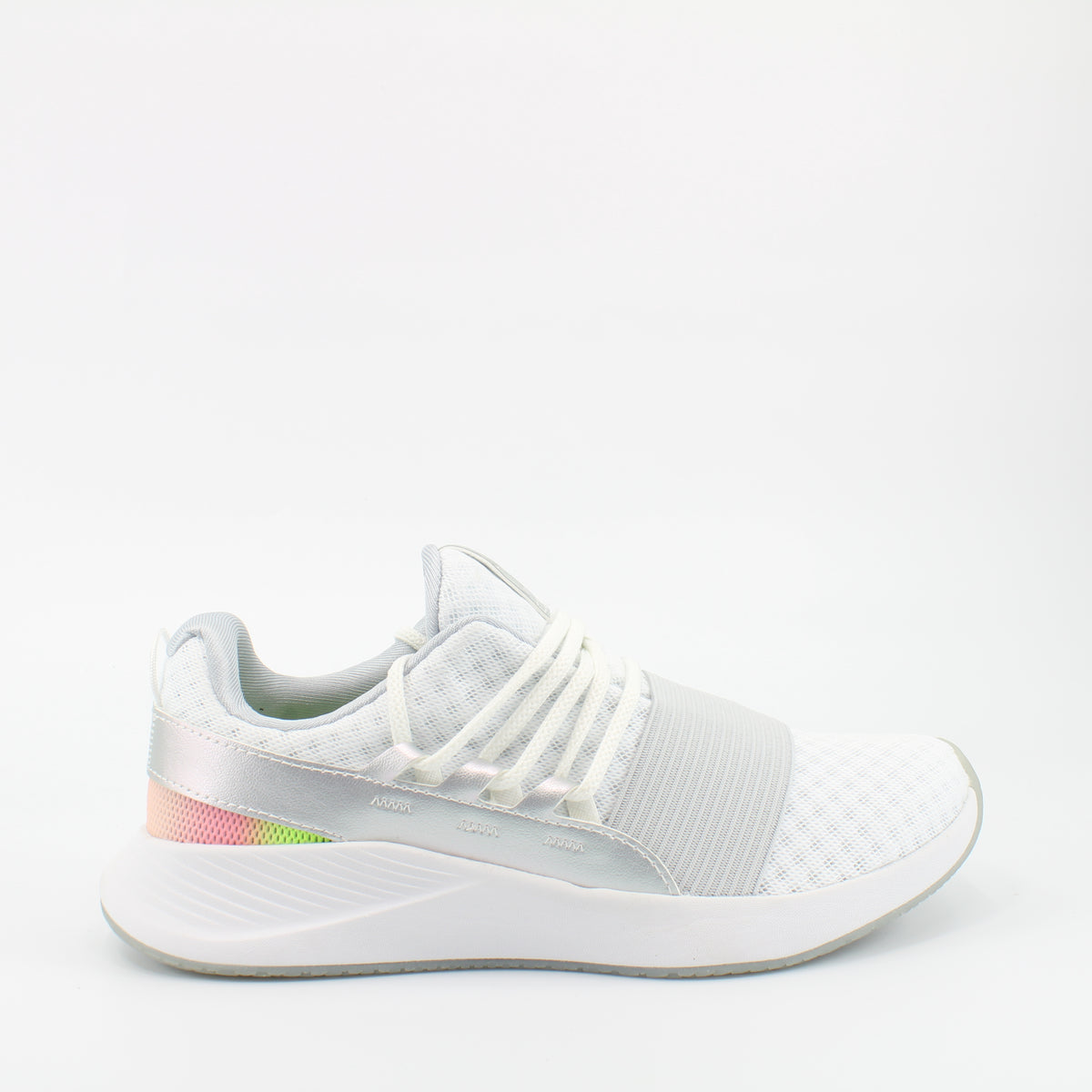 Under Armour Charged Breathe IRD Womens White Running Shoes