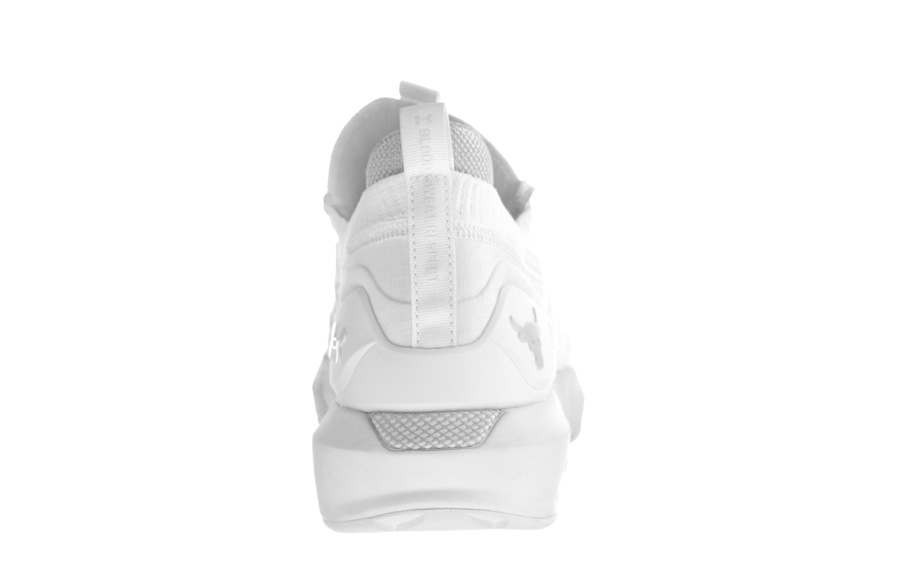 Under Armour Project Rock 3 White Mens Running Trainers