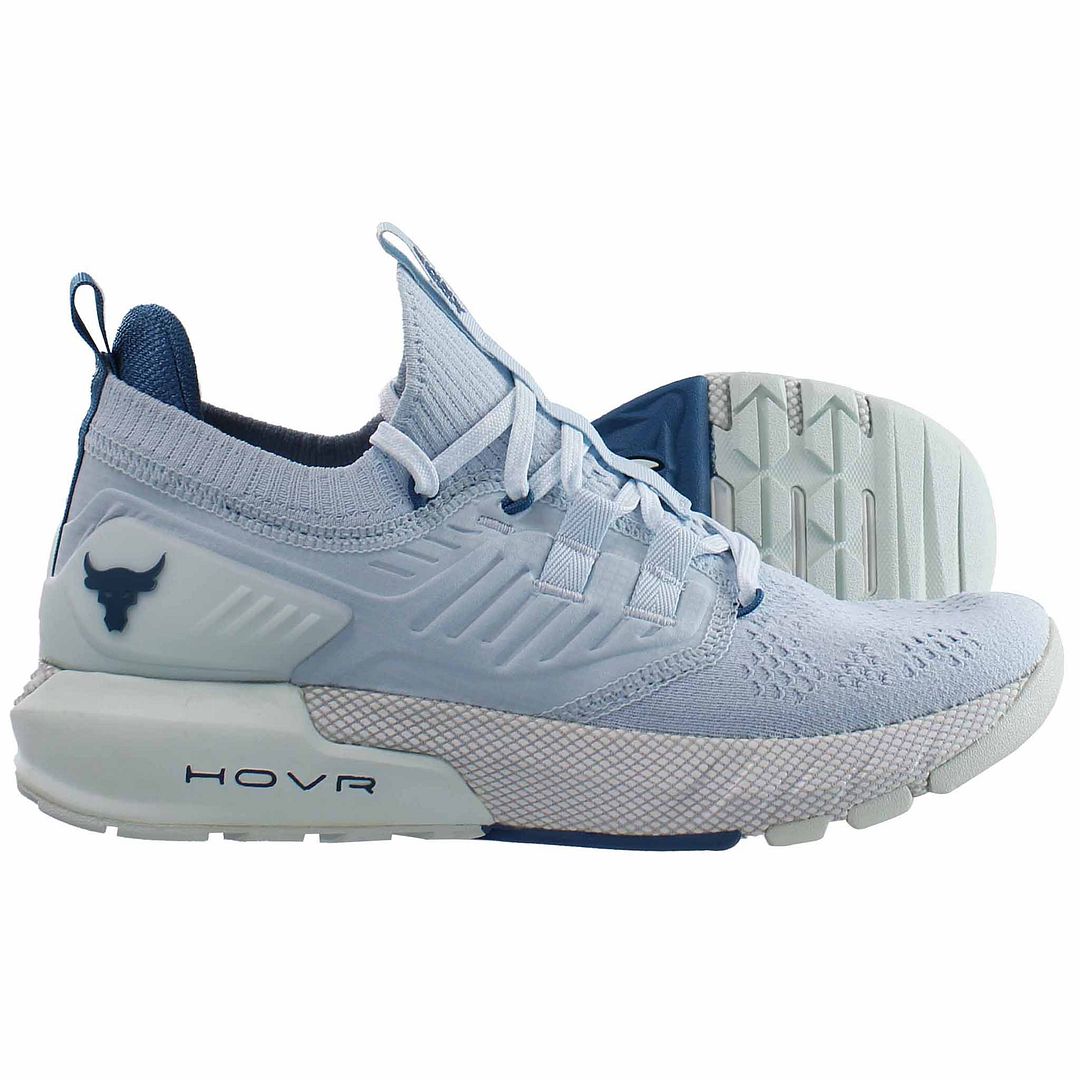 Under Armour x Project Rock 3 Blue Womens Running Trainers