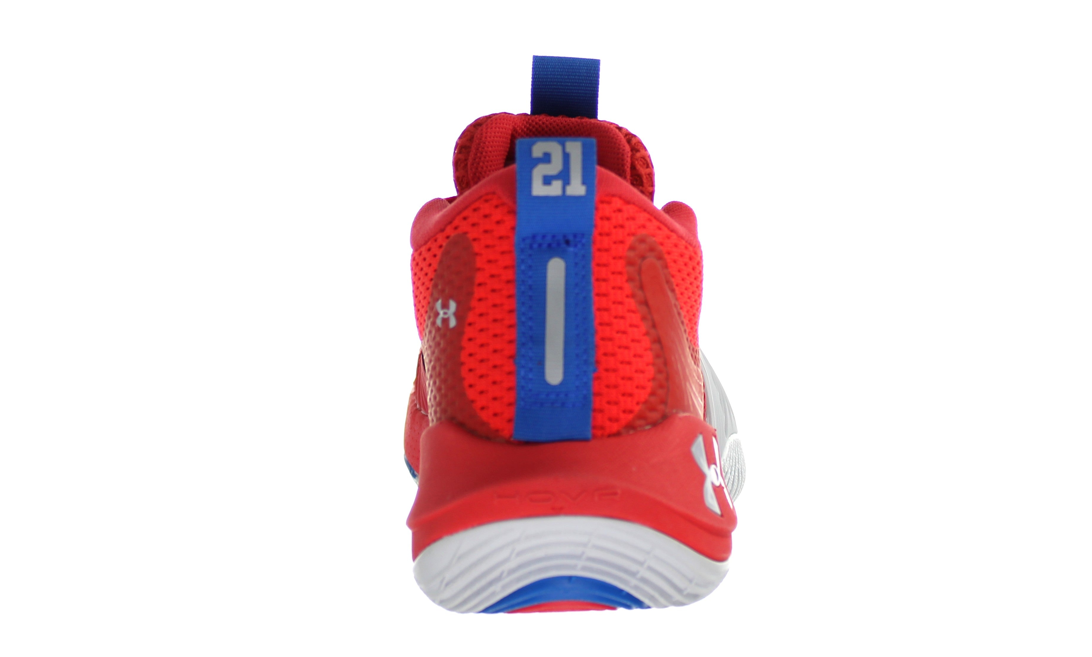 Under Armour Embiid 1 Red Mens Trainers