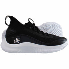 Under Armour Curry Flow 8 Kids Black Basketball Shoes