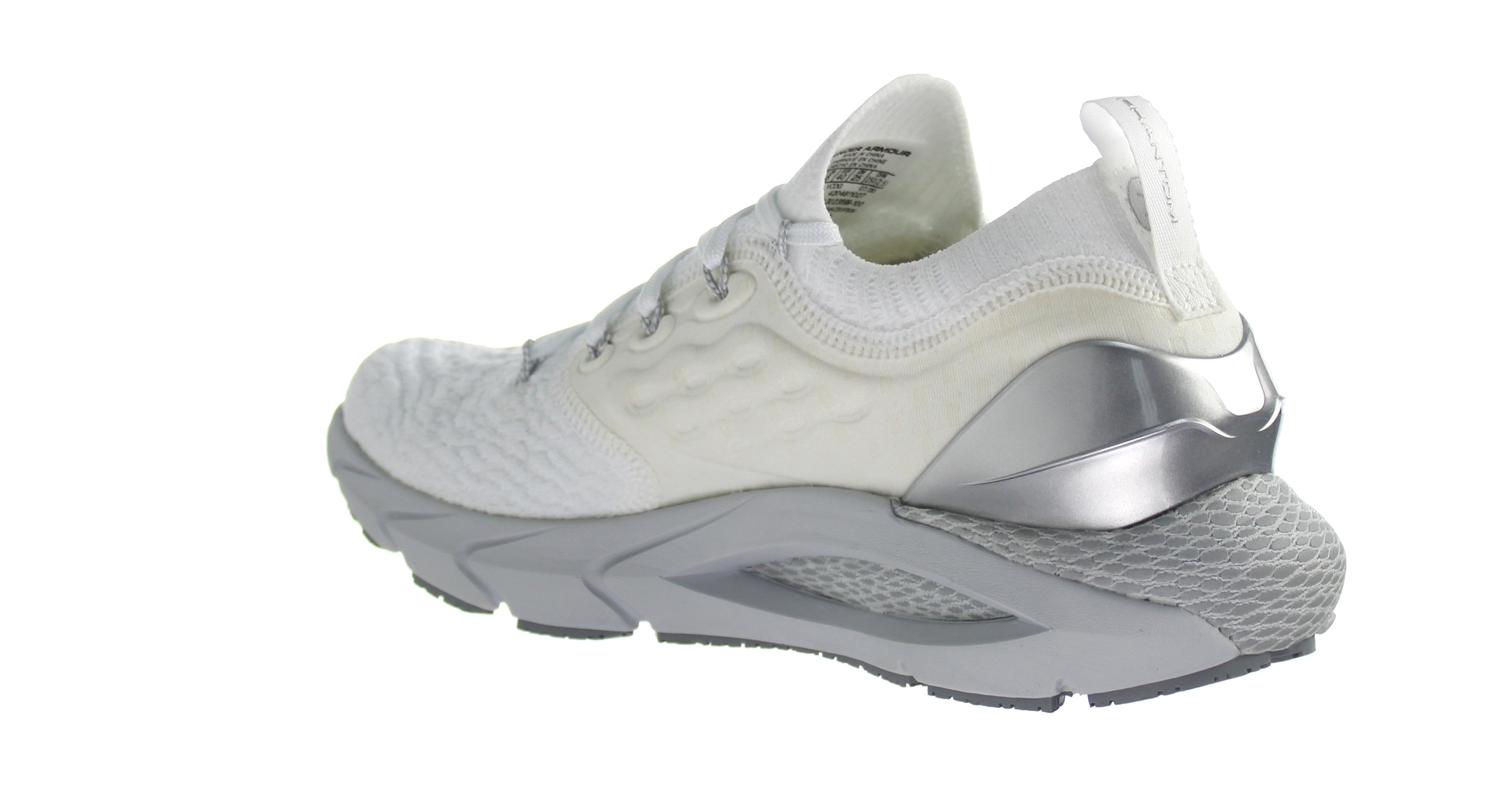 Under Armour HOVR Phantom 2 MTLC White Mens Trainers