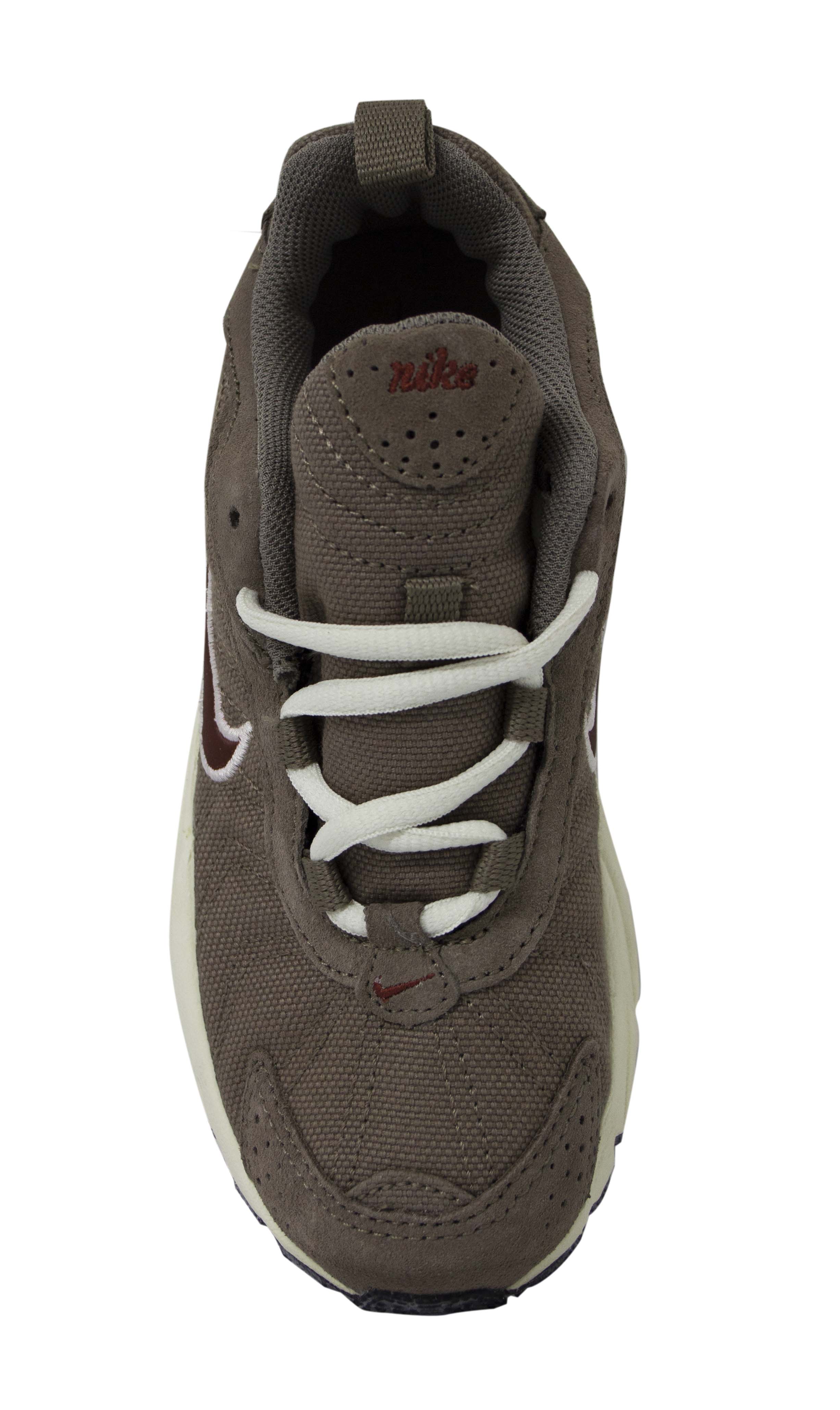 Nike Kids Jet Stream PS Brown Leather Lace Up Trainers 308095 261