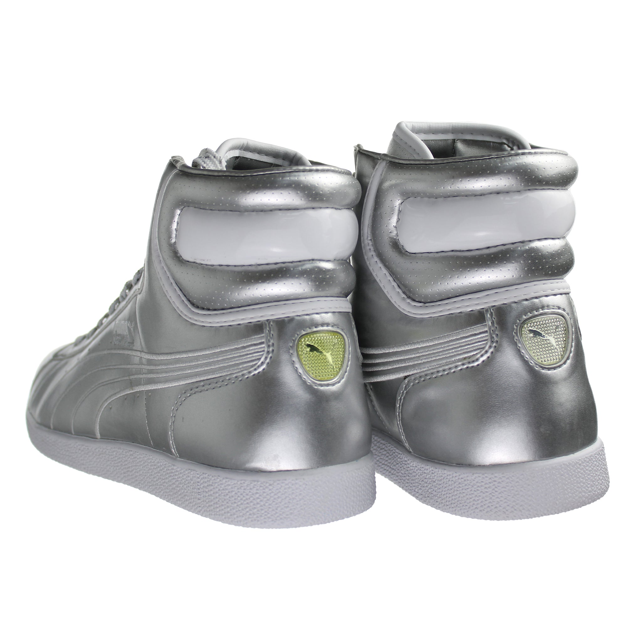 Puma First Round Womens Silver Trainers