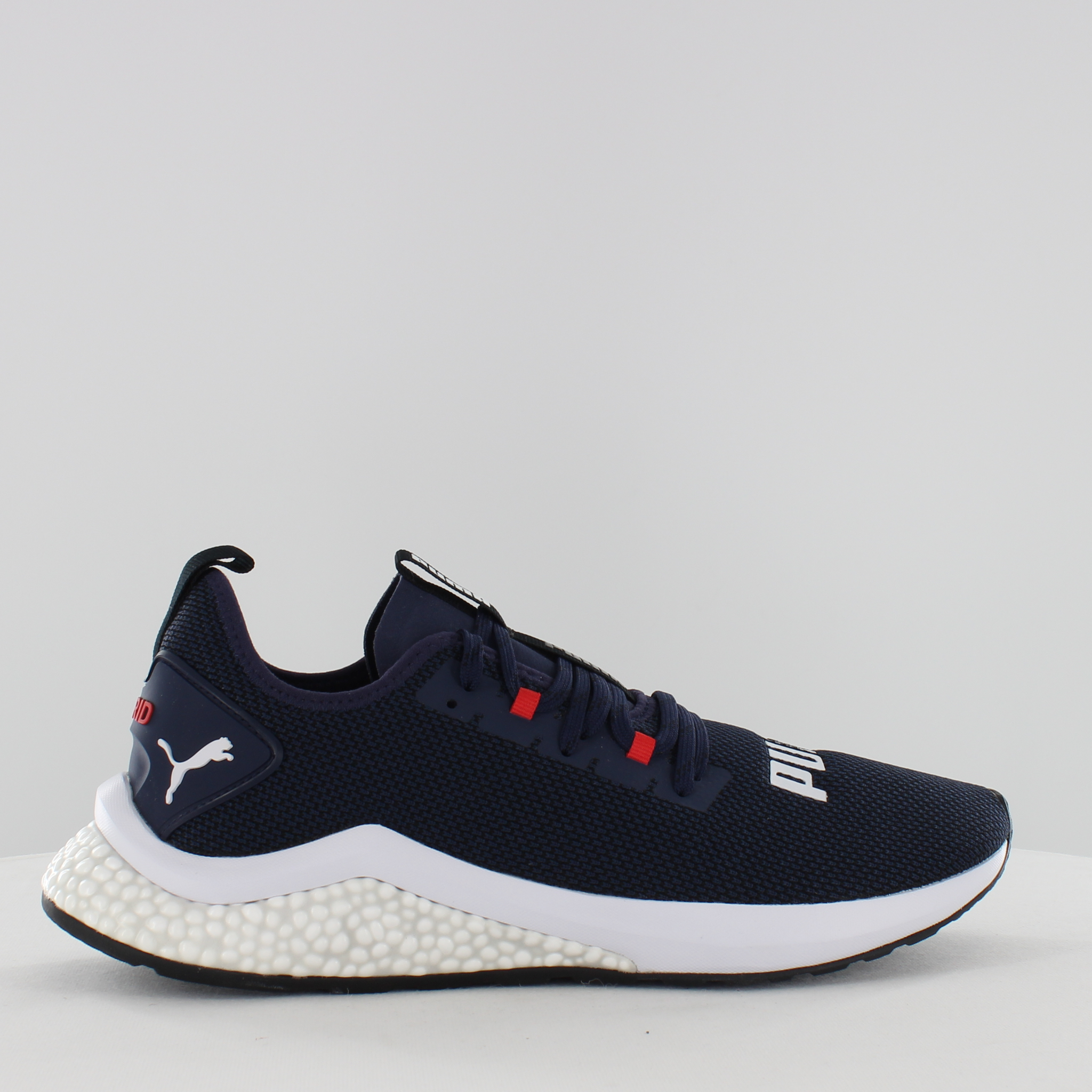 Puma Hybrid NX Navy Textile Mens Lace Up Trainers 192259 01