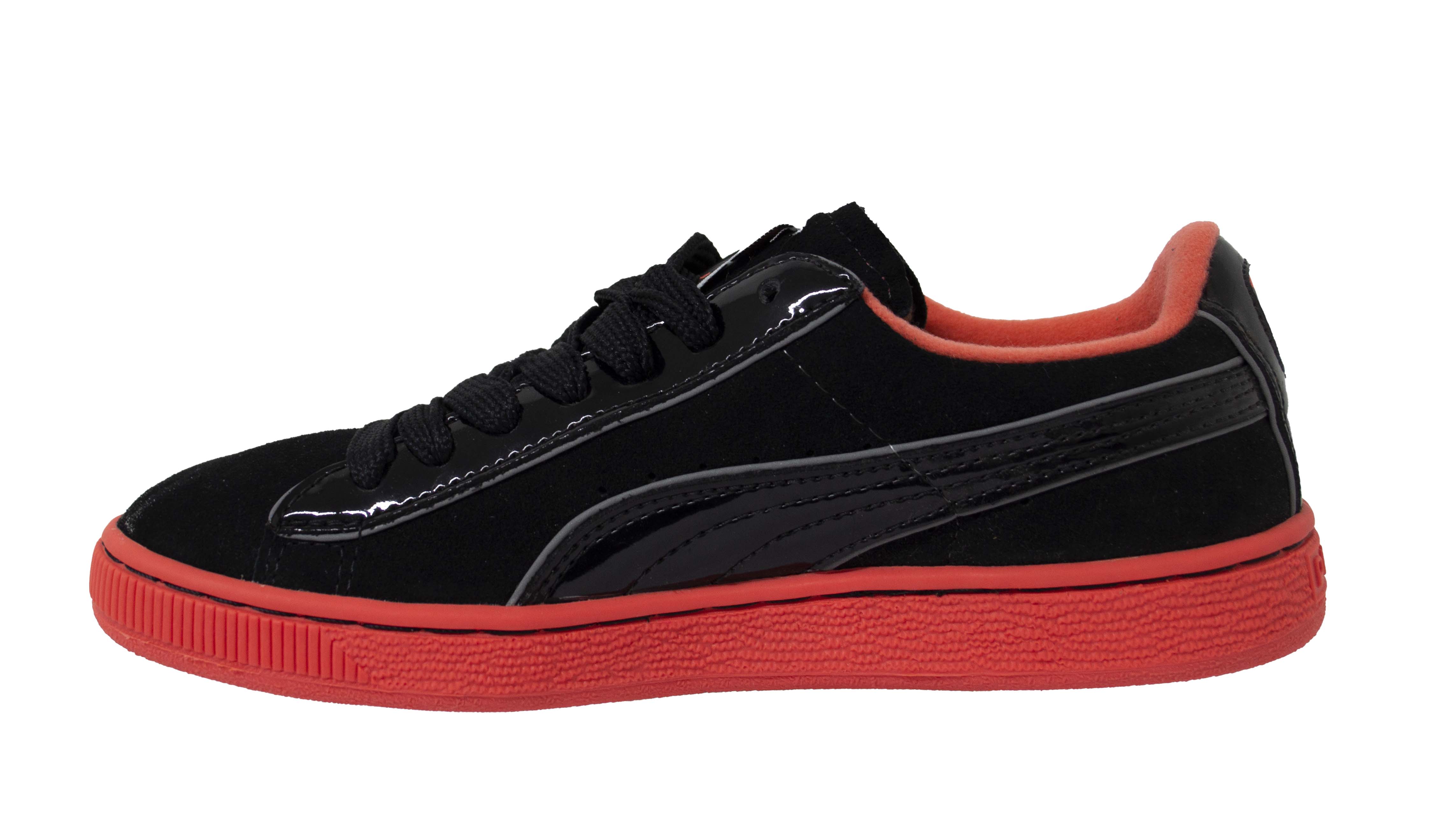 Puma Suede Rainbow Glow Mens Black Trainers