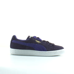 Puma Suede Classic Purple Leather Womens Lace up Trainers 355462 19