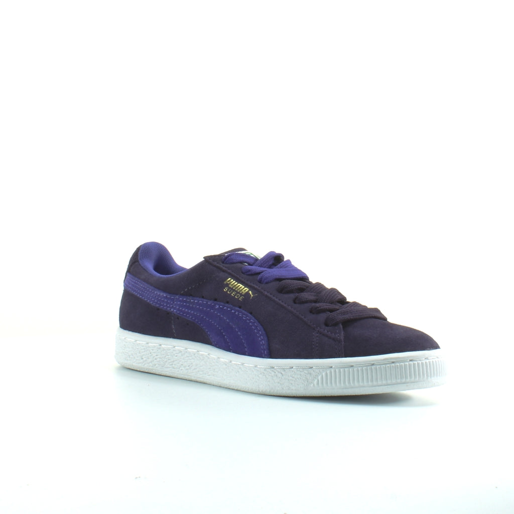 Puma Suede Classic Purple Leather Womens Lace up Trainers 355462 19