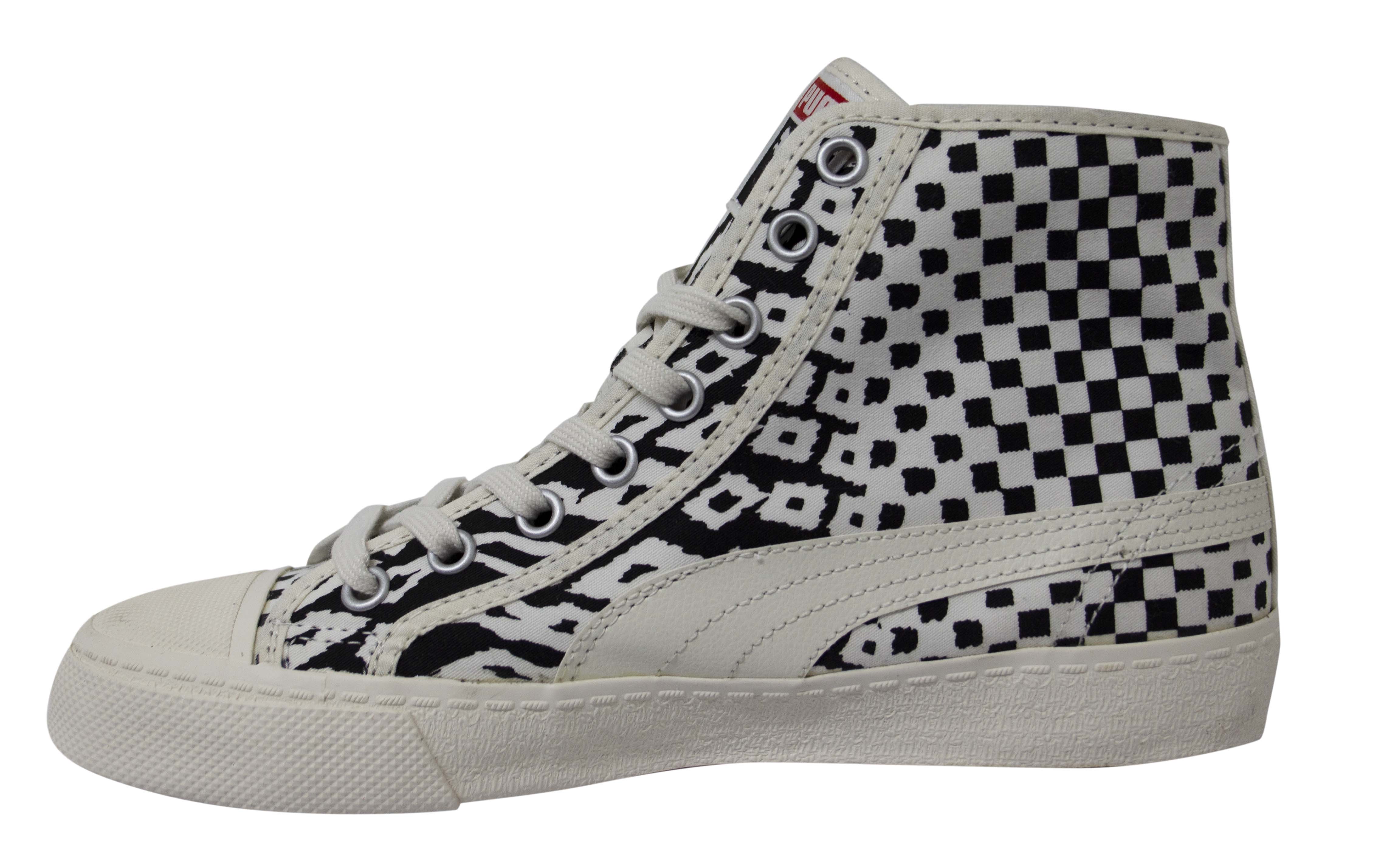 Puma Ibiza Mid Animal Unisex White Trainers