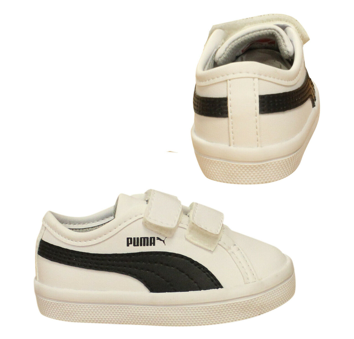 Puma Elsu SL F V Kids White/Black Trainers