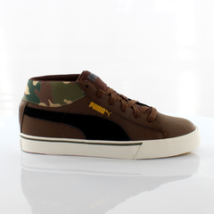 Puma S Mid Rugged Mens Brown Trainers