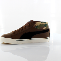 Puma S Mid Rugged Mens Brown Trainers