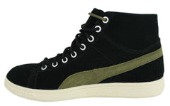 Puma Suede Mid Classic+ GTX Mens Black Trainers