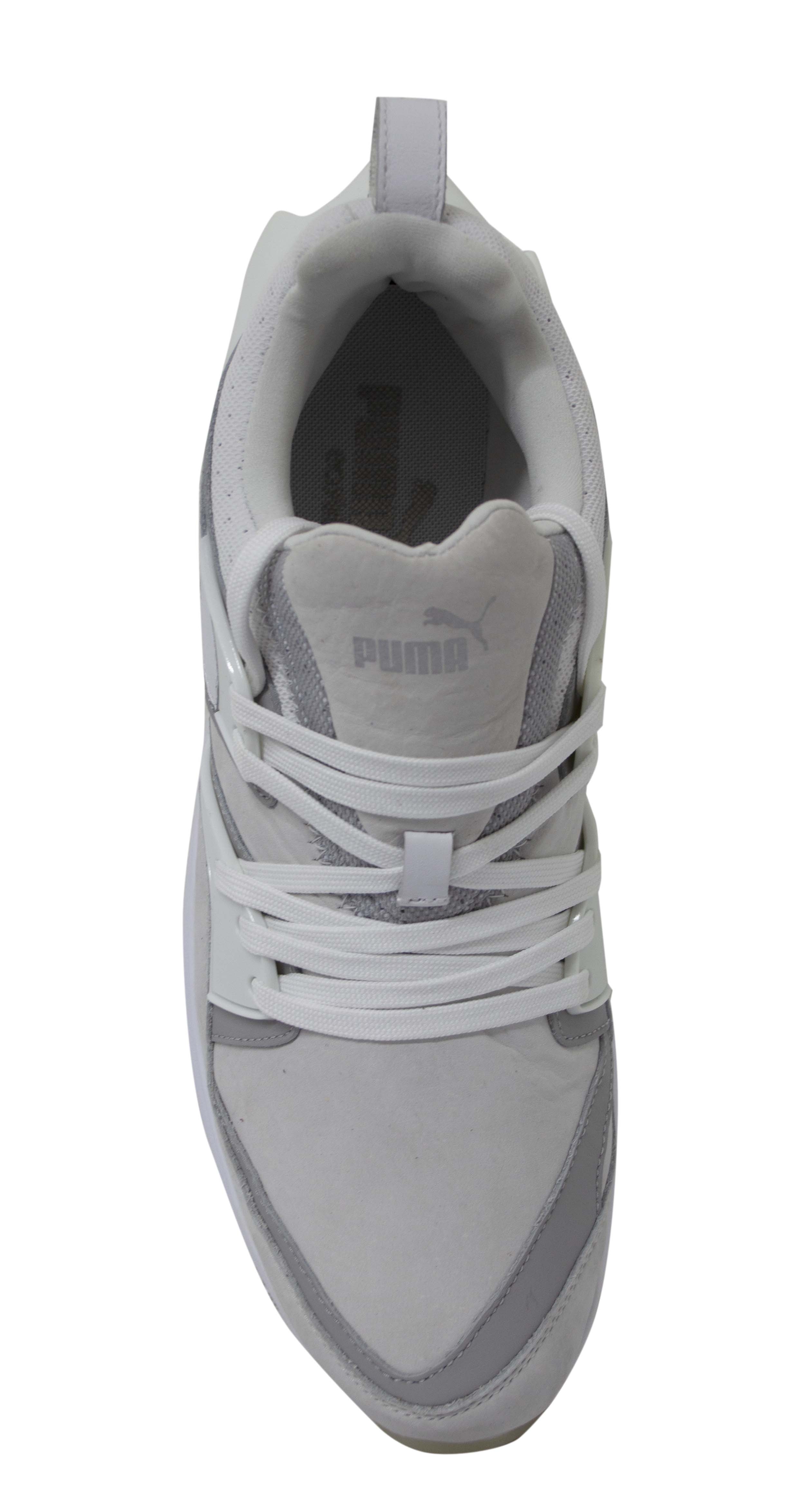 Puma Trimonic Blaze Swift Tech Mens White Trainers