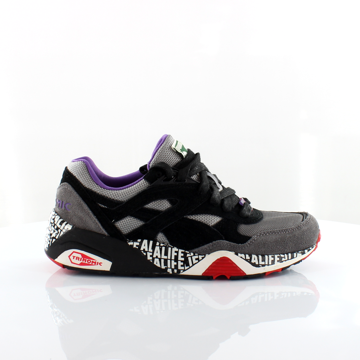 Puma R698 X Stuck Up X Alife Mens Black/Grey Trainers