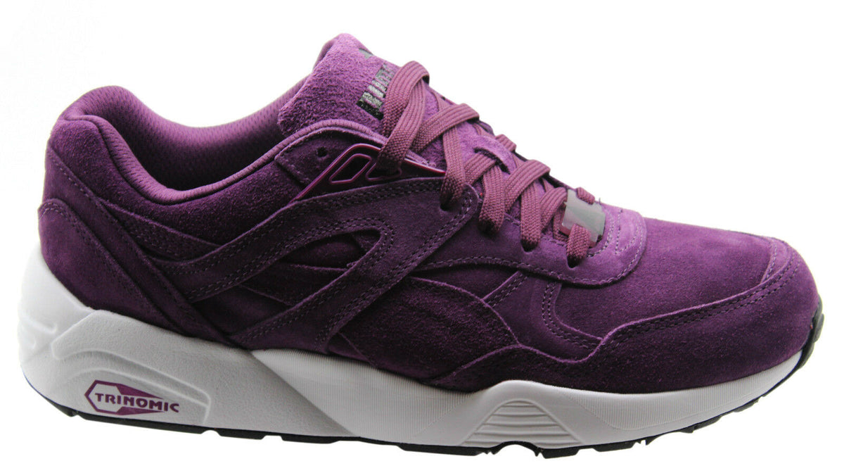 Puma Trinomic R698 Allover Mens Purple Trainers