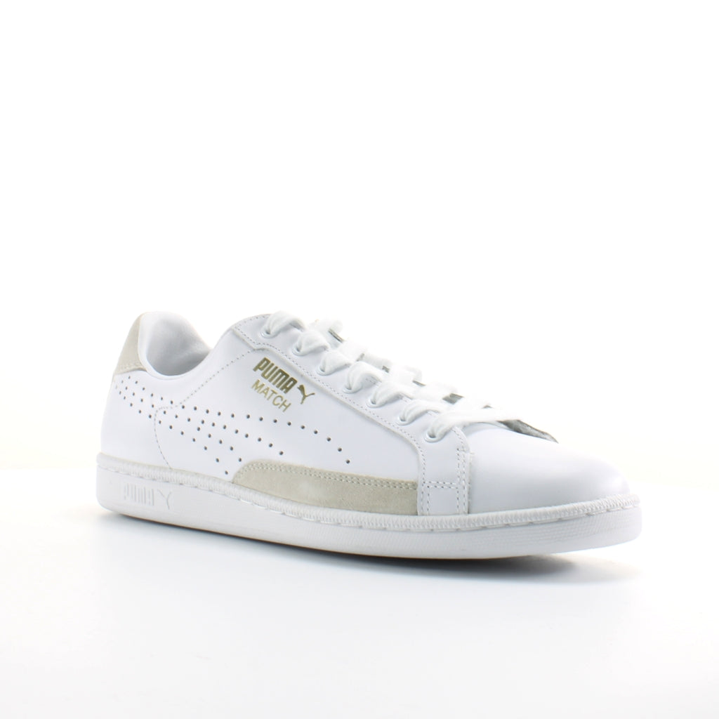 Puma Match 74 UPC White Leather Mens Lace Up Trainers 359518 10