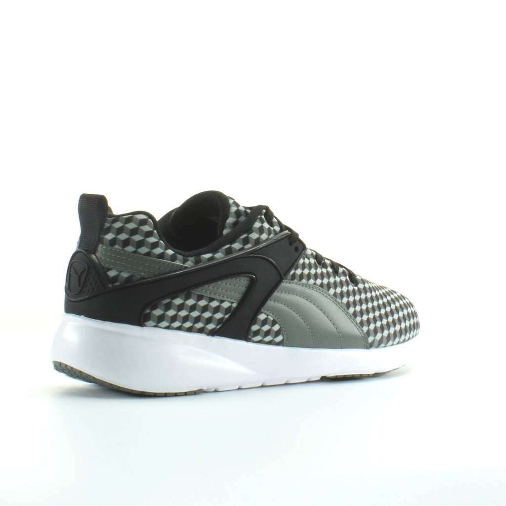 Puma Aril Blaze Geometric Mens Grey Trainers