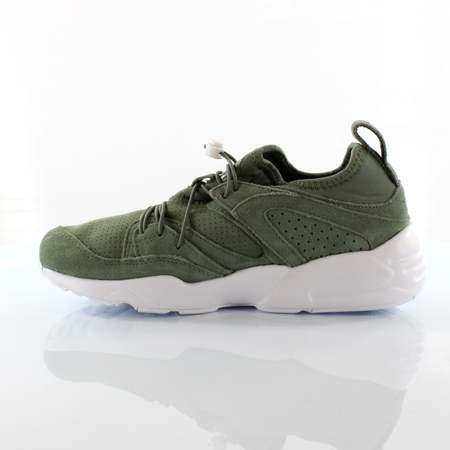 Puma Trinomic Blaze Of Glory Mens Green Trainers