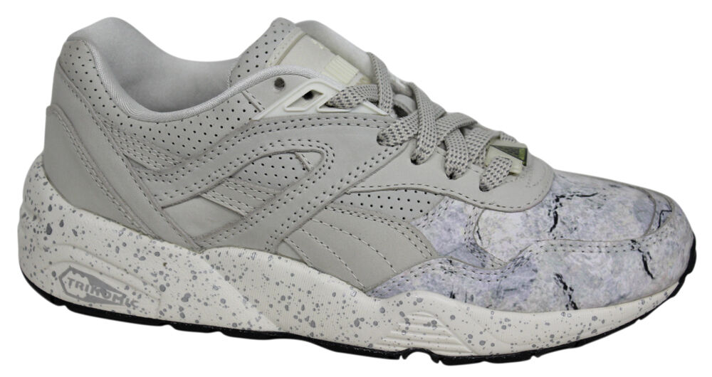 Puma R698 ROXX Whisper Mens White Trinomic Trainers