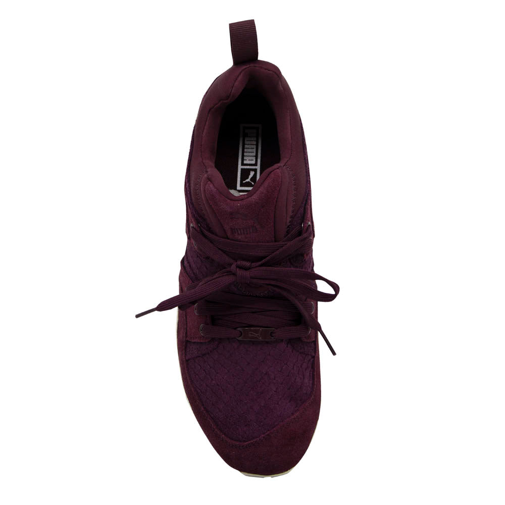 Puma Trinomic Blaze Of Glory Womens Burgundy Trainers