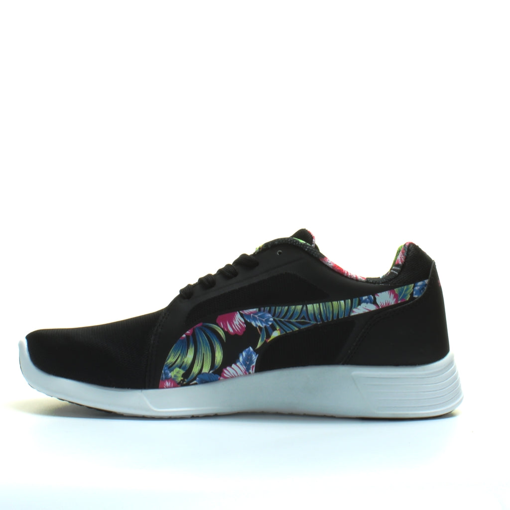 Puma ST Trainer Evo Grafic Mens Black Floral Running Trainers