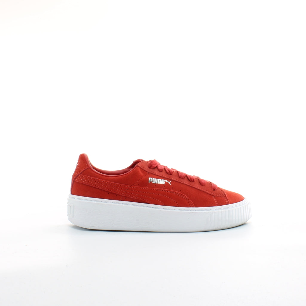 Puma Suede Platform Womens Orange Trainers