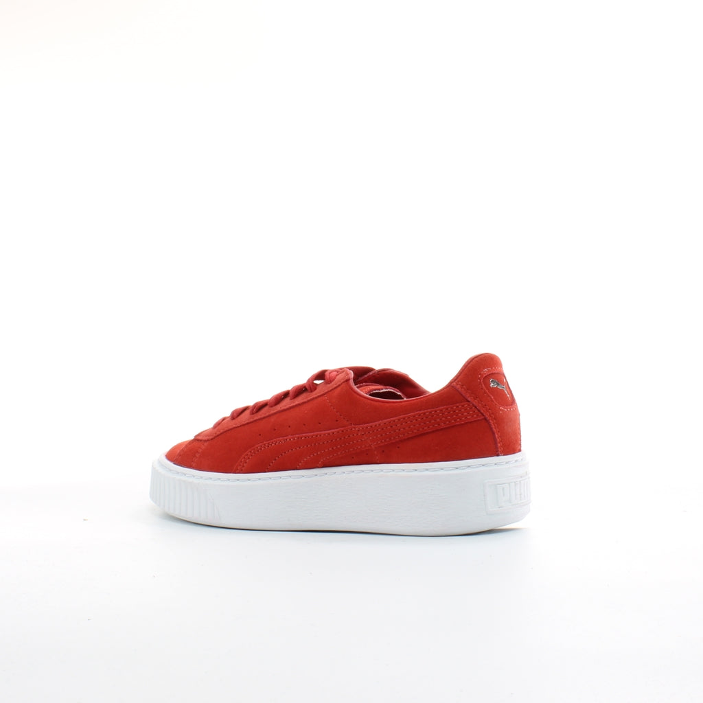 Puma Suede Platform Womens Orange Trainers