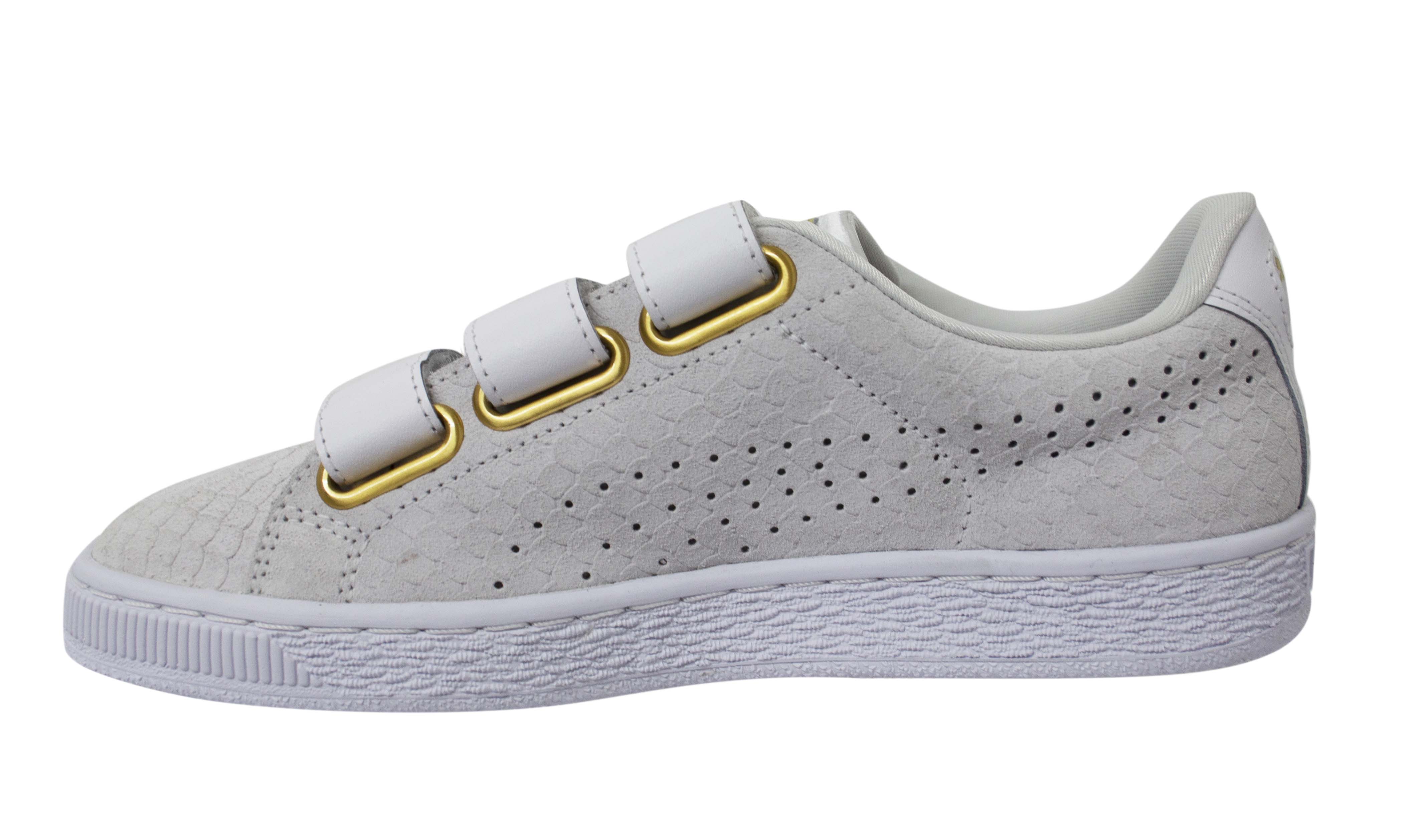 Puma Basket Womens White Trainers